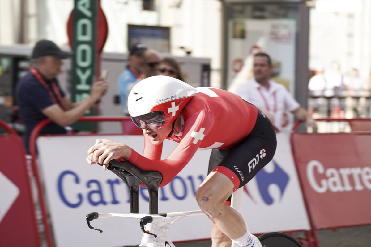 Stefan Kung vince a Madrid la cronometro finale della Vuelta 2024 -Unipublic_Cxcling_Jose_Carlos_Diaz