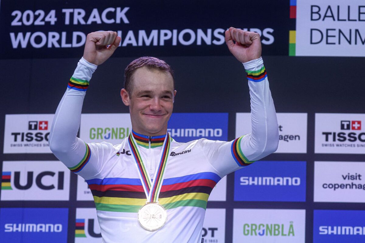 Jonathan Milan campione del mondo nell'inseguimento a Ballerup 2024 - credit SPrint Cycling Agency