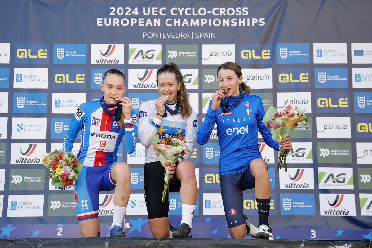 Giorgia Pellizotti medaglia di bronzo agli Europei tra le junior - credit Sprint Cycling Agency