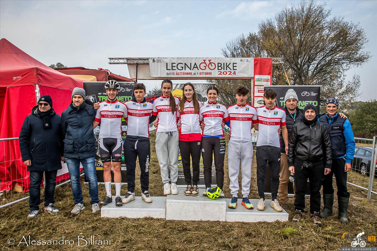 I nuovi campioni veronesi di ciclocross - credit Trevisomtb