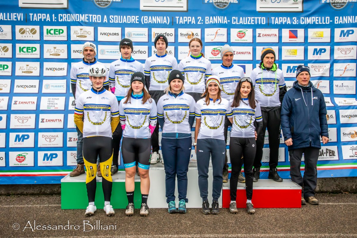 I campioni friulani di ciclocross delle categorie giovanili e amatoriali - credit Alessandro Billiani