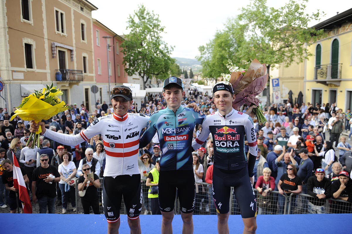 Il podio del Palio del Recioto 2025 (foto Zannoni)