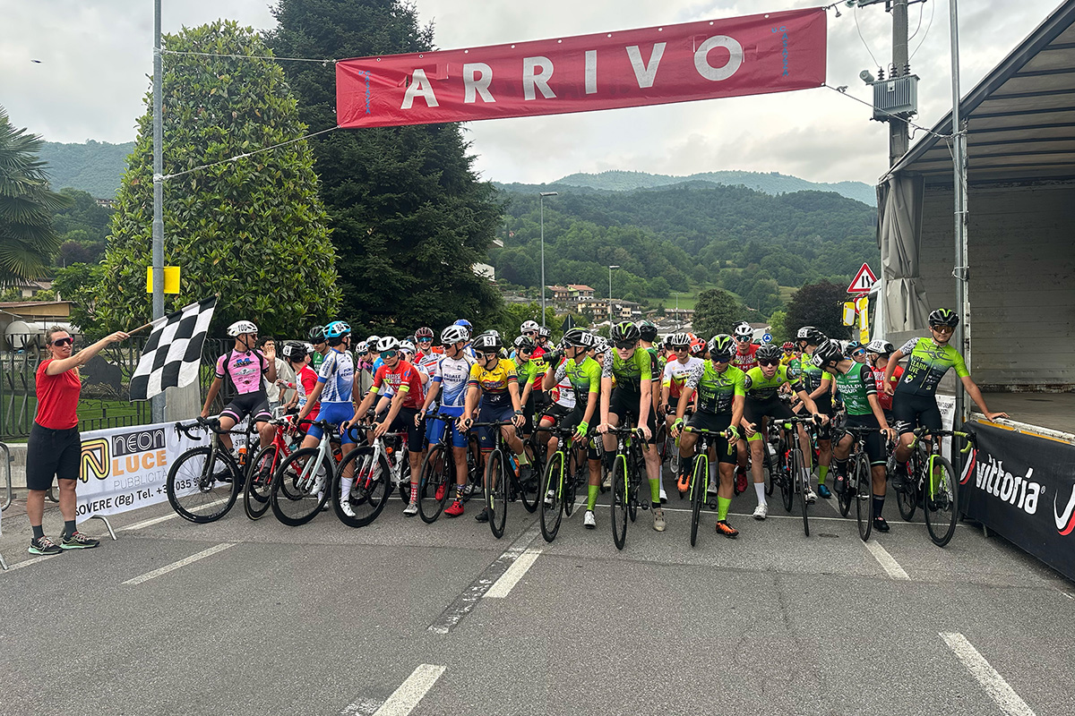 La partenza del Trofeo Comune di Casazza