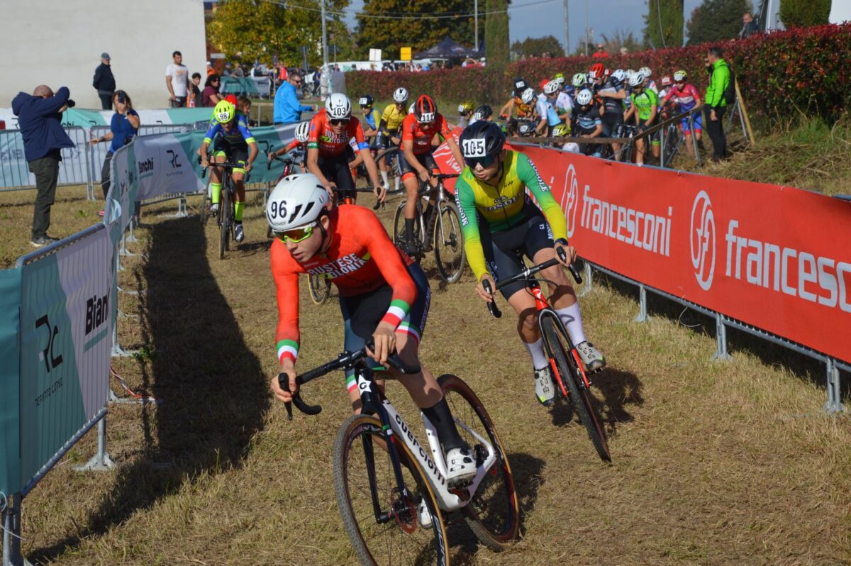 Una fase della gara degli allievi 1° anno